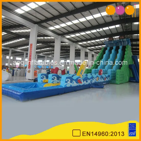 2 in 1 Giant Inflatable Water Slide Game (AQ01261)