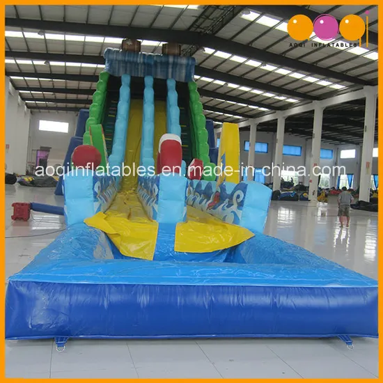 2 in 1 Giant Inflatable Water Slide Game (AQ01261)