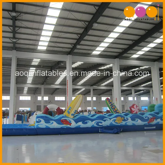 2 in 1 Giant Inflatable Water Slide Game (AQ01261)