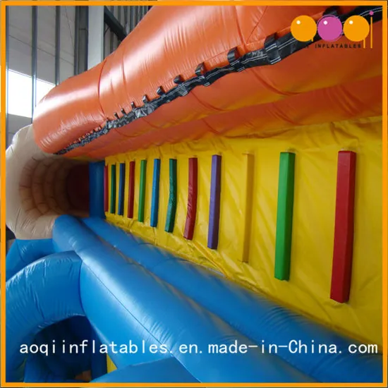 8 Meters High Lovely Clown Inflatable Slide (AQ121)