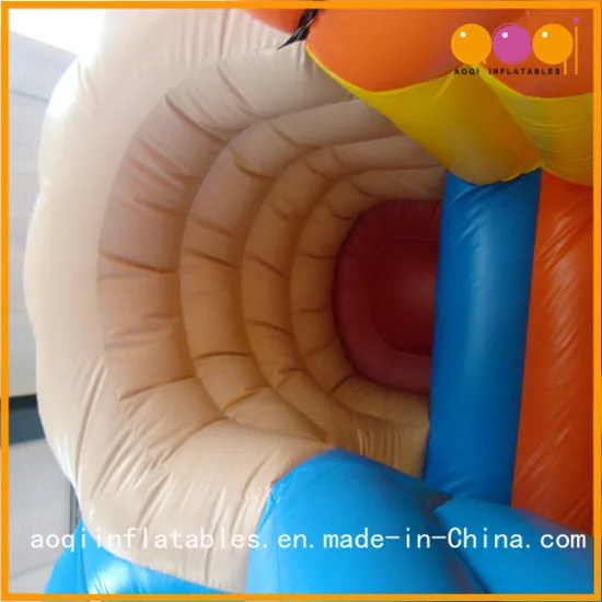 8 Meters High Lovely Clown Inflatable Slide (AQ121)