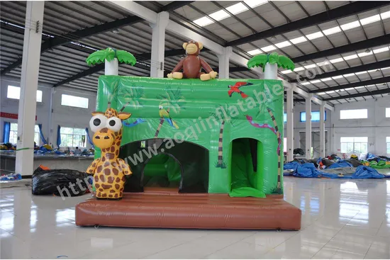 African Animal Inflatable Bouncer Inflatable PVC Castle (AQ708-5)