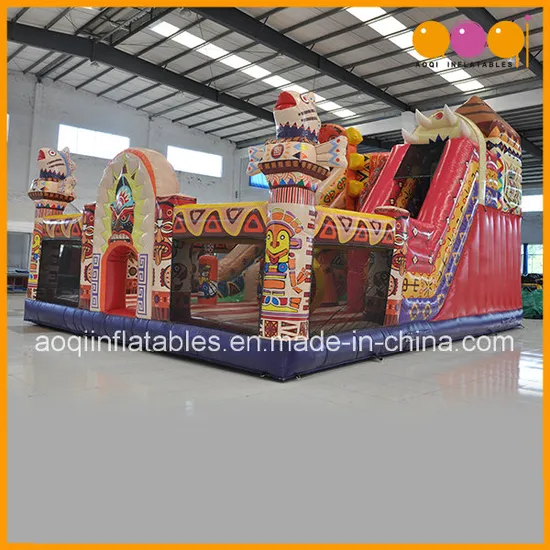 African Totem Inflatable Theme Park Inflatable Playland Fun (AQ01813)