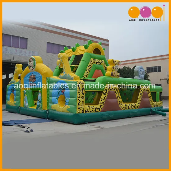 Amusement Park Colorful Inflatable Animal Jungle Fun City (AQ0195-1)