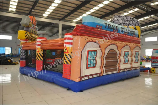 Amusement Park Building Inflatable Big Fun City for Sale (AQ01640)