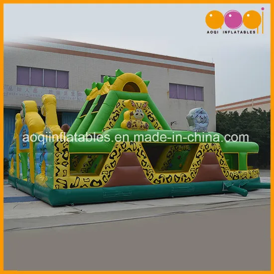 Amusement Park Colorful Inflatable Animal Jungle Fun City (AQ0195-1)