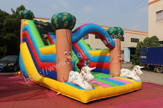 Amusement Park Inflatable Bouncer Castle Inflatable Bouncer Slide (AQ09244)