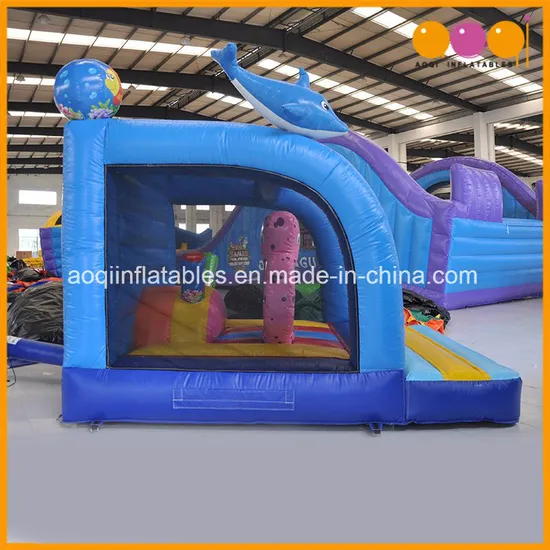 Amusement Park Ocean Jumping Inflatable Bouncer Toy for Sale (AQ01120)