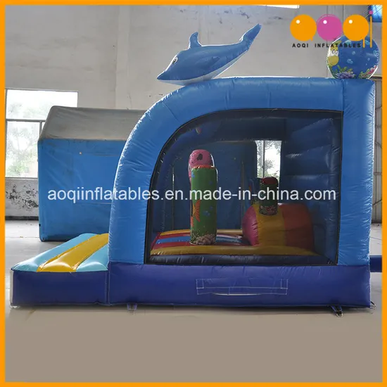 Amusement Park Ocean Jumping Inflatable Bouncer Toy for Sale (AQ01120)