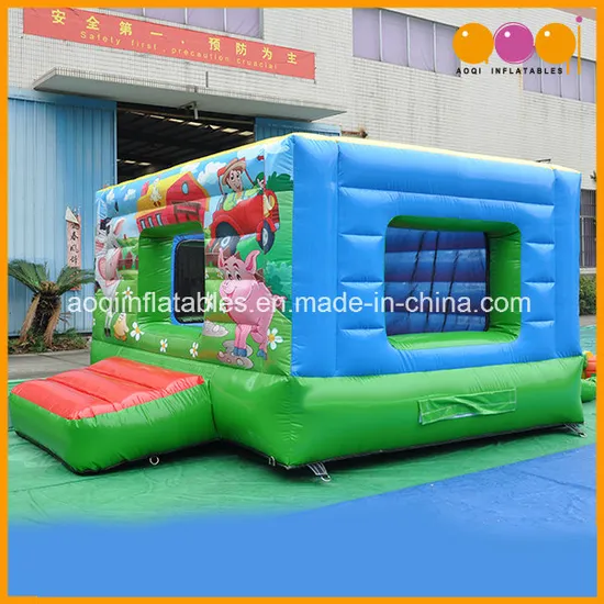 Animal Bouncer Inflatable Pig Amusement Jumping Bouncer (AQ02375)