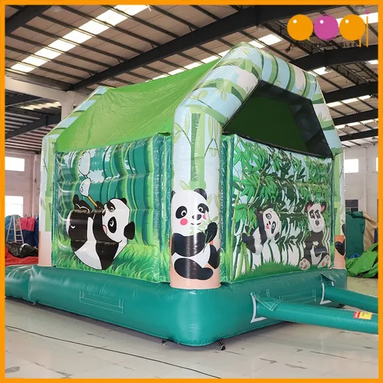 Aoqi 15X15 Panda Inflatable Bounce House for Toddlers