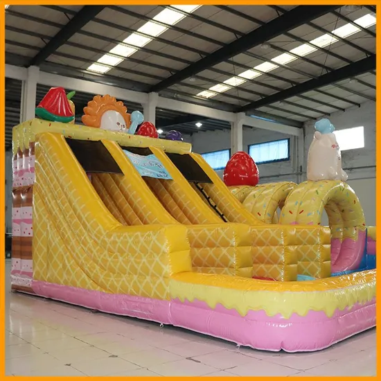 Aoqi Commercial Inflatable Water Slide with Tunnel and Pool