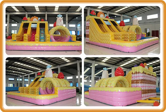 Aoqi Commercial Inflatable Water Slide with Tunnel and Pool