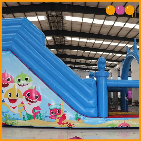 Aoqi Custom Ocean Inflatable Dry Slide for Children