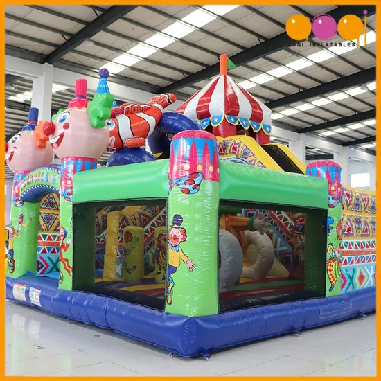 Aoqi Custom Yard Inflatable Slide and Bounce House for Sale