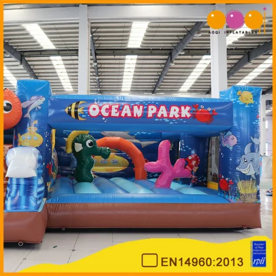 Aoqi Design Commercial Ocean Inflatable Bouncy Castle for Sale