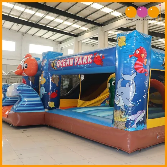 Aoqi Design Commercial Ocean Inflatable Bouncy Castle for Sale