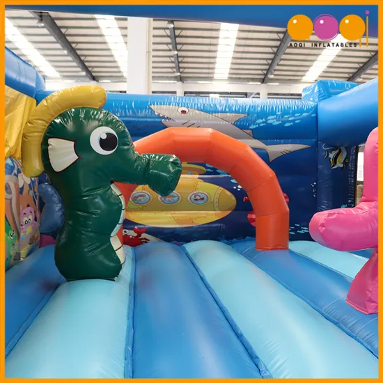 Aoqi Design Commercial Ocean Inflatable Bouncy Castle for Sale