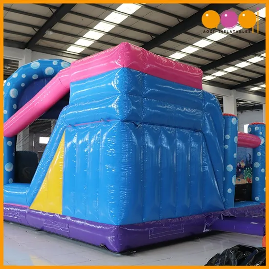 Aoqi Design Custom Inflatable Bounce House Indoor with Slide