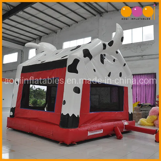 Aoqi Design Fun Cow Shape Inflatables Castle (AQ335-1)