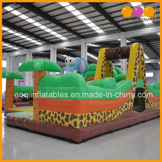 Aoqi Design Inflatable Fun City Bouncer for Kids (AQ01418)