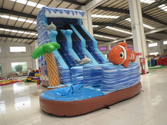 Aoqi Design Inflatable Ocean Slide for Kid (aq01407)