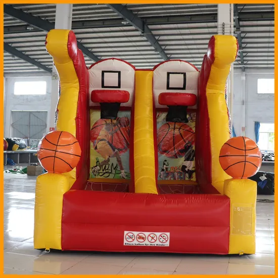 Aoqi Design Team Building Game Inflatable Basketball Hoop for Adults