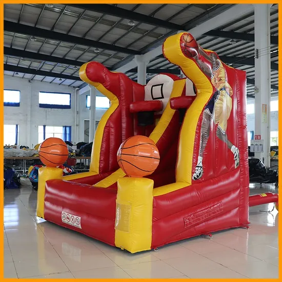 Aoqi Design Team Building Game Inflatable Basketball Hoop for Adults