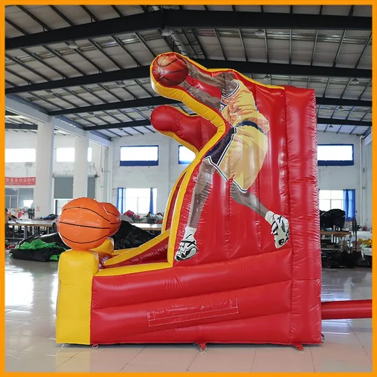 Aoqi Design Team Building Game Inflatable Basketball Hoop for Adults