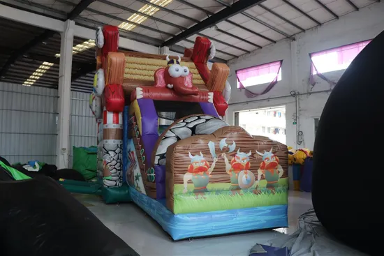 Aoqi Designed Viking Inflatable Bounce House Combo for Children (AQ01744)