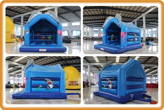 Aoqi Dolphin Inflatable Bounce House Commercial Clearance