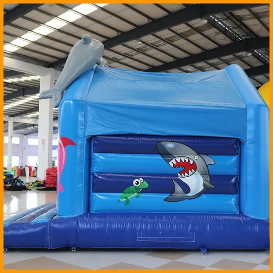 Aoqi Dolphin Inflatable Bounce House Commercial Clearance