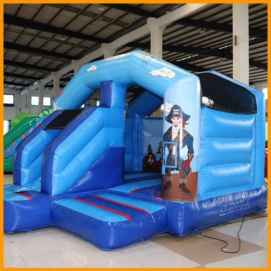 Aoqi Factory Pirate Inflatable Bounce House with Slide