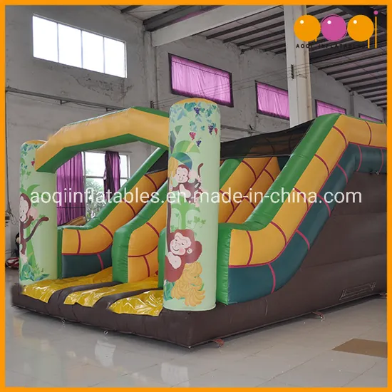 Aoqi Factory Price Animal Mini Double Inflatable Slide for Kids (AQ1223-1)