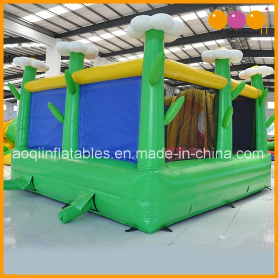 Aoqi Leisure Activities Inflatables Outdoor Park Inflatable Jumping Bed for Sale (AQ07174)