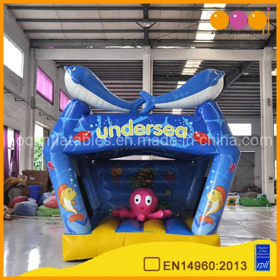 Aoqi Popular Design Undersea World Inflatable Bouncers for Kids (AQ01189)