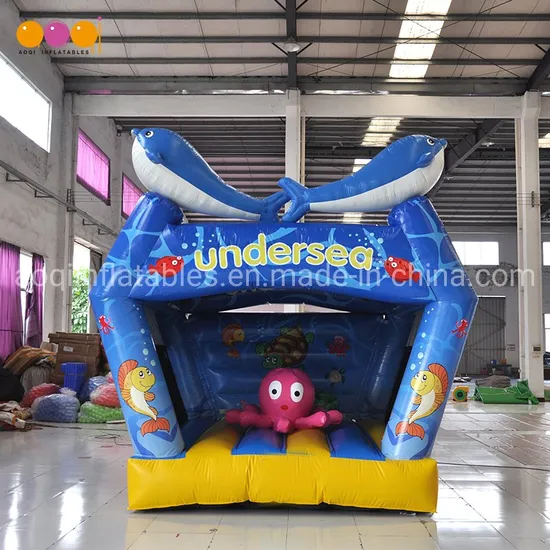 Aoqi Popular Design Undersea World Inflatable Bouncers for Kids (AQ01189)