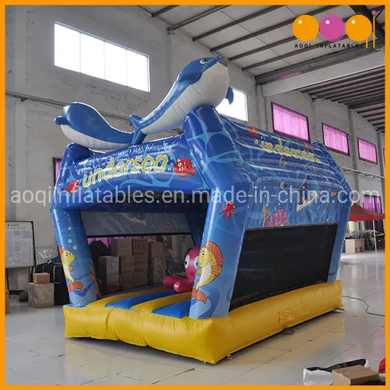 Aoqi Popular Design Undersea World Inflatable Bouncers for Kids (AQ01189)