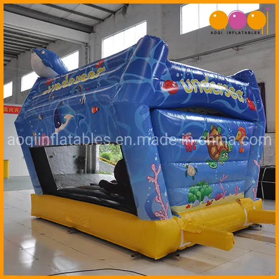 Aoqi Popular Design Undersea World Inflatable Bouncers for Kids (AQ01189)