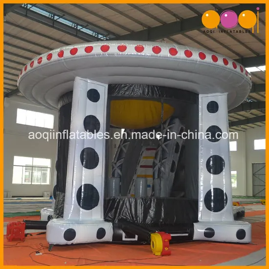 Aoqi Space Ship Bouncer Inflatable Slide for Sale (AQ07130)