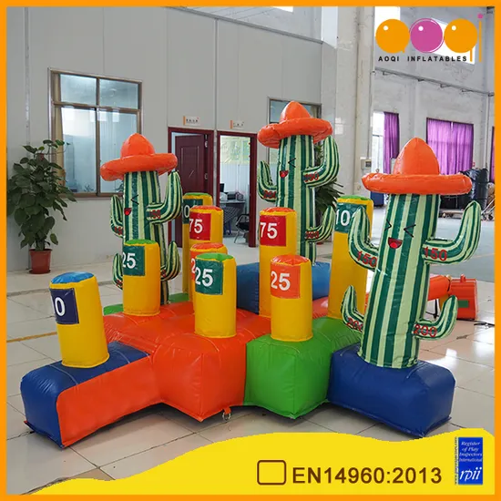 Aoqi Supplier Commercial Inflatable Ring Toss for Children