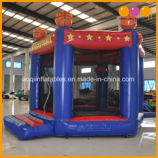 Basketball Bouncer Inflatable Jumping House Basketball Toss Game (AQ01788)