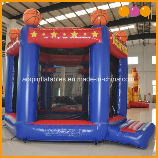 Basketball Bouncer Inflatable Jumping House Basketball Toss Game (AQ01788)