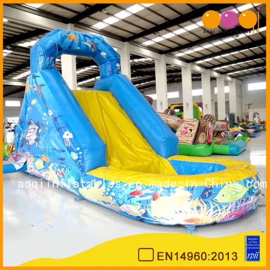 Beautiful Aquarium Inflatable Water Slide (AQ1249-1)