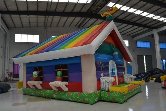 Beautiful House Style Inflatable Bouncer for Kids (AQ201-3)