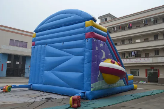 Big Outdoor Alien Corlorful Inflatable Slide (AQ01181)