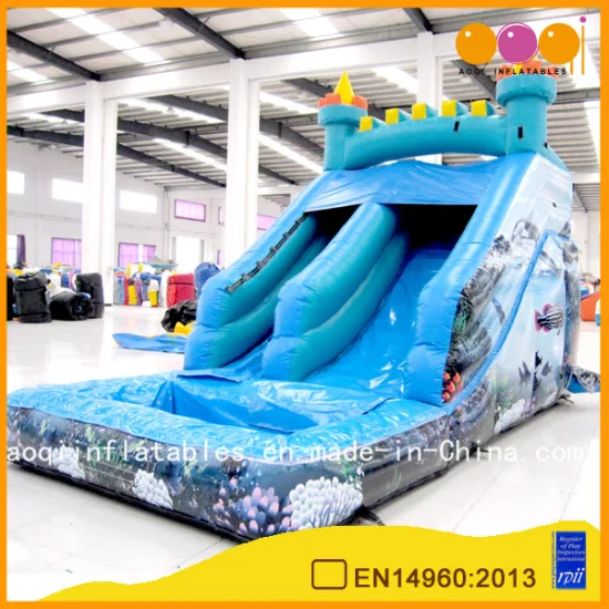 Big Sea Fort Inflatable Water Slide for Kid (AQ1081)