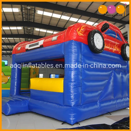 Blue Car Inflatable Bouncer (AQ741-1)