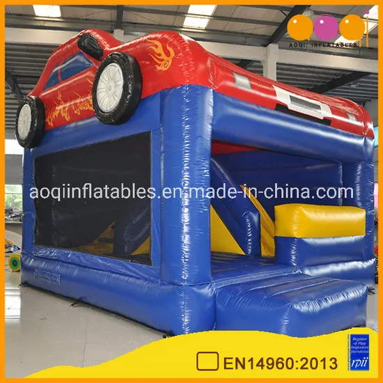 Blue Car Inflatable Bouncer (AQ741-1)