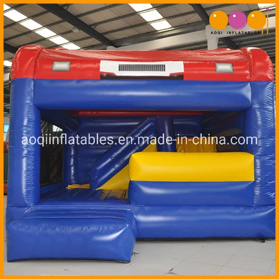 Blue Car Inflatable Bouncer (AQ741-1)